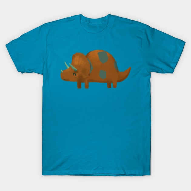 Stegosaurus - Cute Prehistoric Dinosaur cartoon Illustration T-Shirt by Stilo29